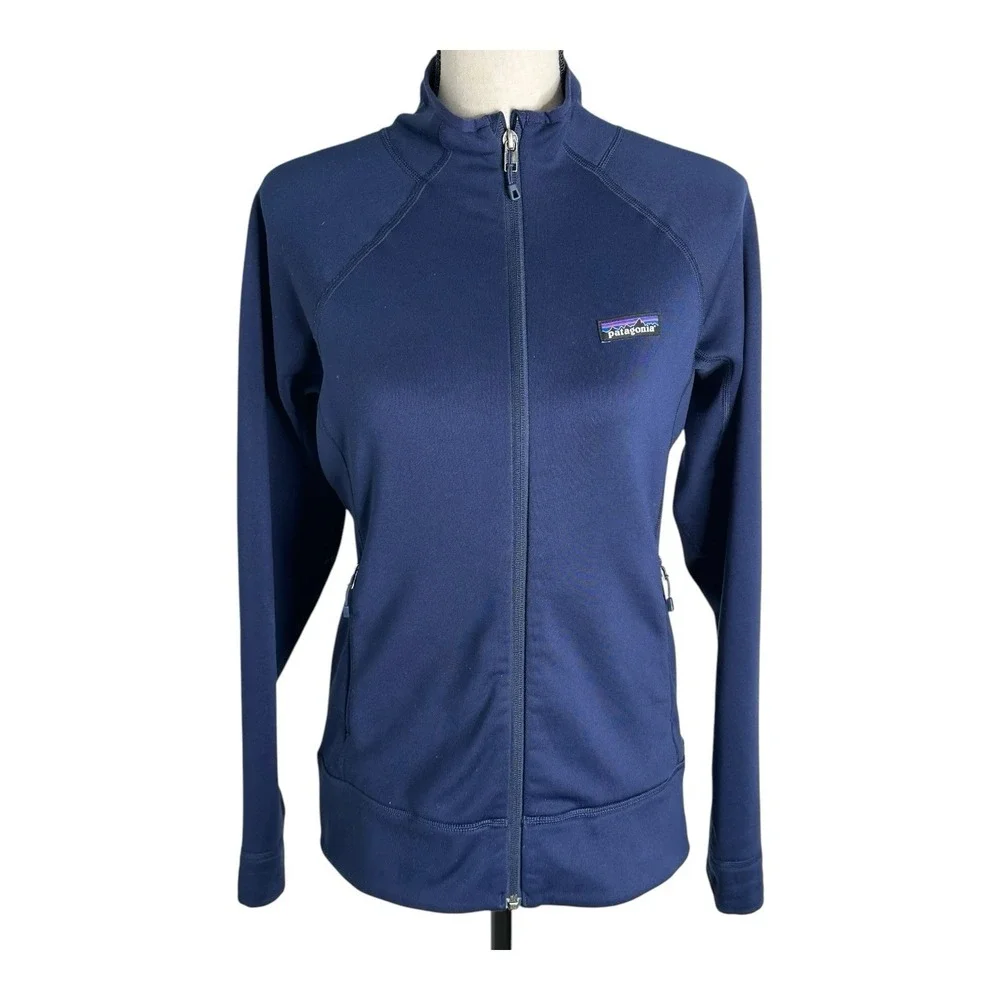 Patagonia‎ Jacket Womans Small CrossTrek Full Zip Blue Gorpcore Active Stretch